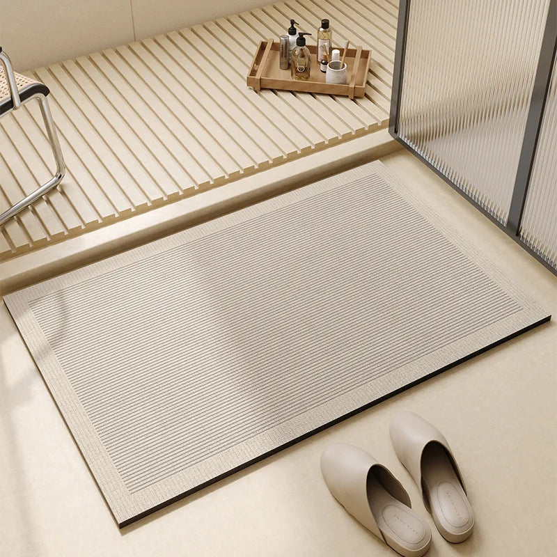 Quick-Drying Non-Slip Bathroom Floor Mat | Highly Absorbent Bath Rug