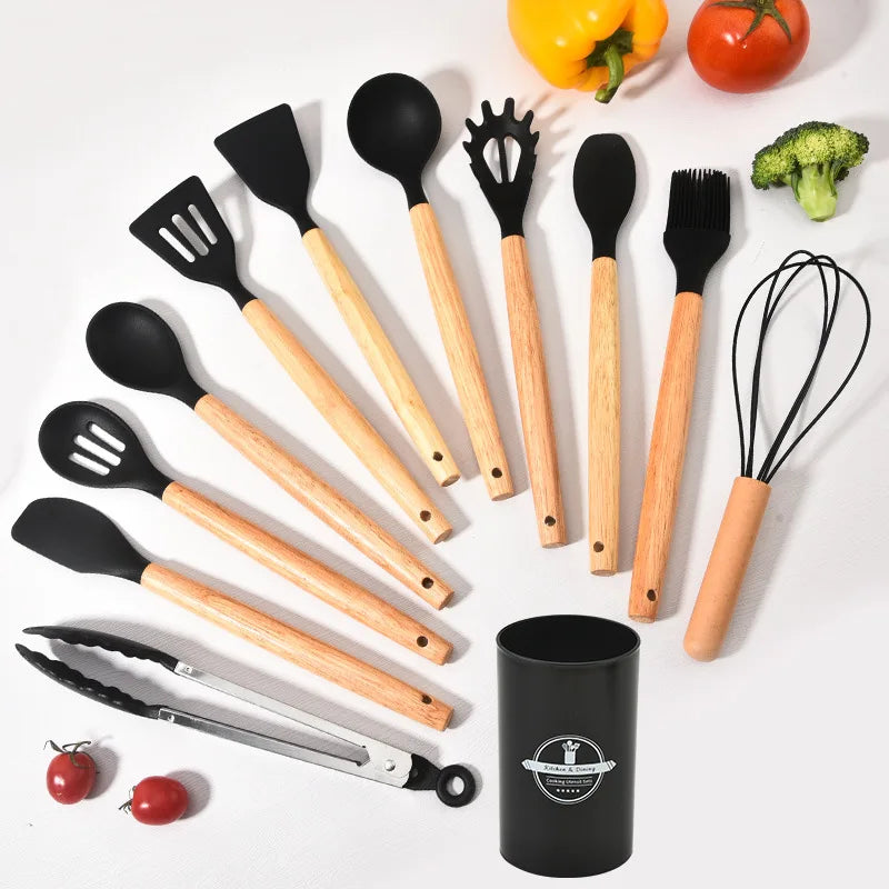 Silicone Cooking Utensils Set – Essential Kitchen Tools for Cooking