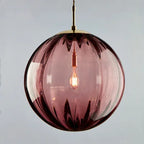 Nordic Style Glass Sphere Pendant Lamp – Elegant Lighting for Any Room