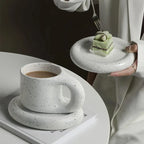 Elegant Scandinavian Coffee and Saucer Set