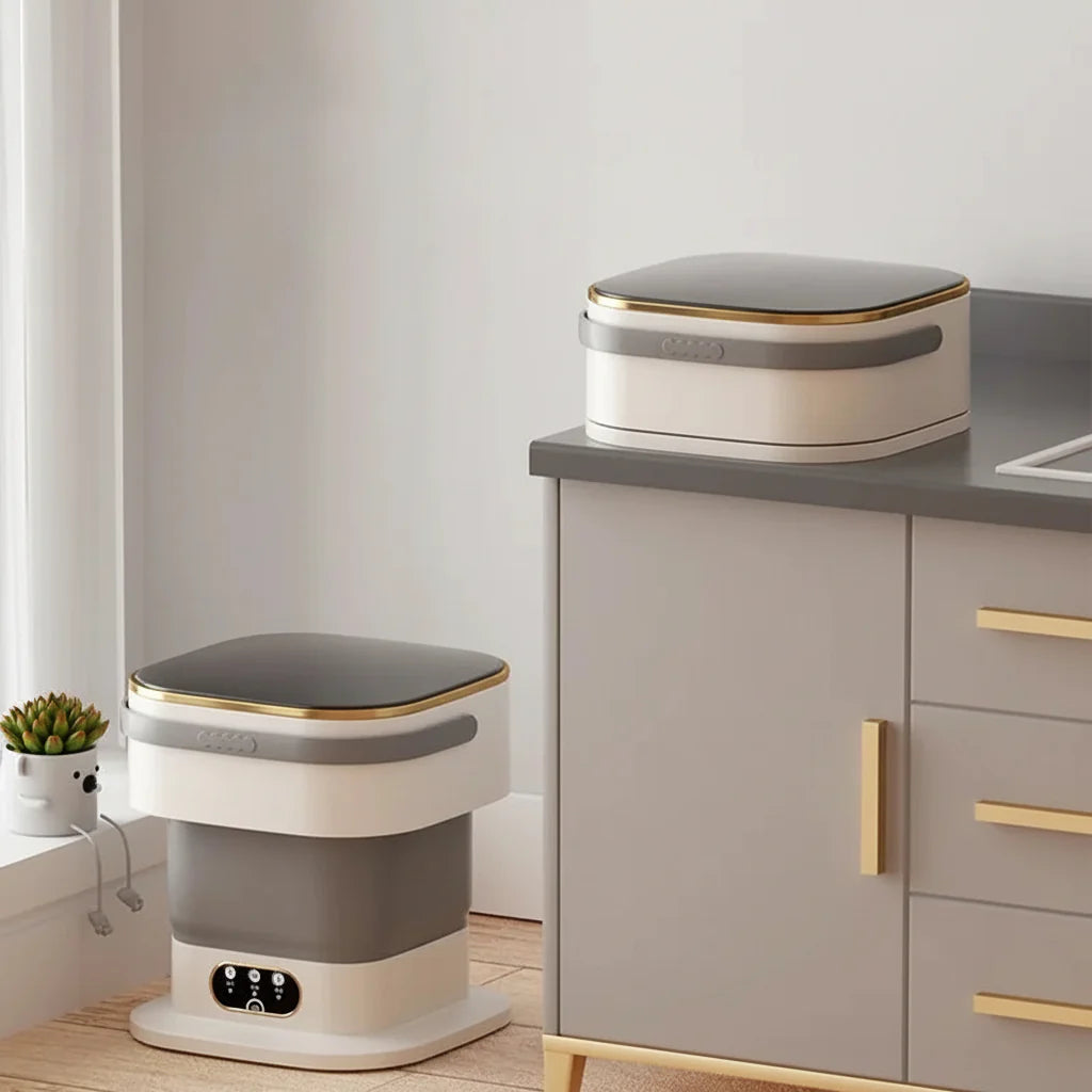 Compact Mini Washing Machine – Portable and Foldable Laundry Washer
