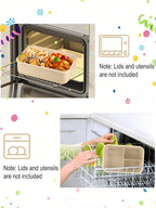 Bento Lunch Box with Utensils – 4 Compartments and Leak-Proof Features