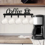 Stylish Metal Mug Organizer for Your Coffee Collection
