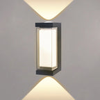 Outdoor Waterproof Wall Sconce with LED Light - Up & Down Design