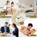 Contemporary Minimalist Wall Clock – Silent Quartz Movement