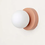 Modern Colored Glass Sconce - Macaron LED Wall Light