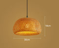 Handcrafted Rattan Light Fixture – Natural Bamboo Pendant Lamp