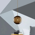 Nordic Style Glass Sphere Pendant Lamp – Elegant Lighting for Any Room