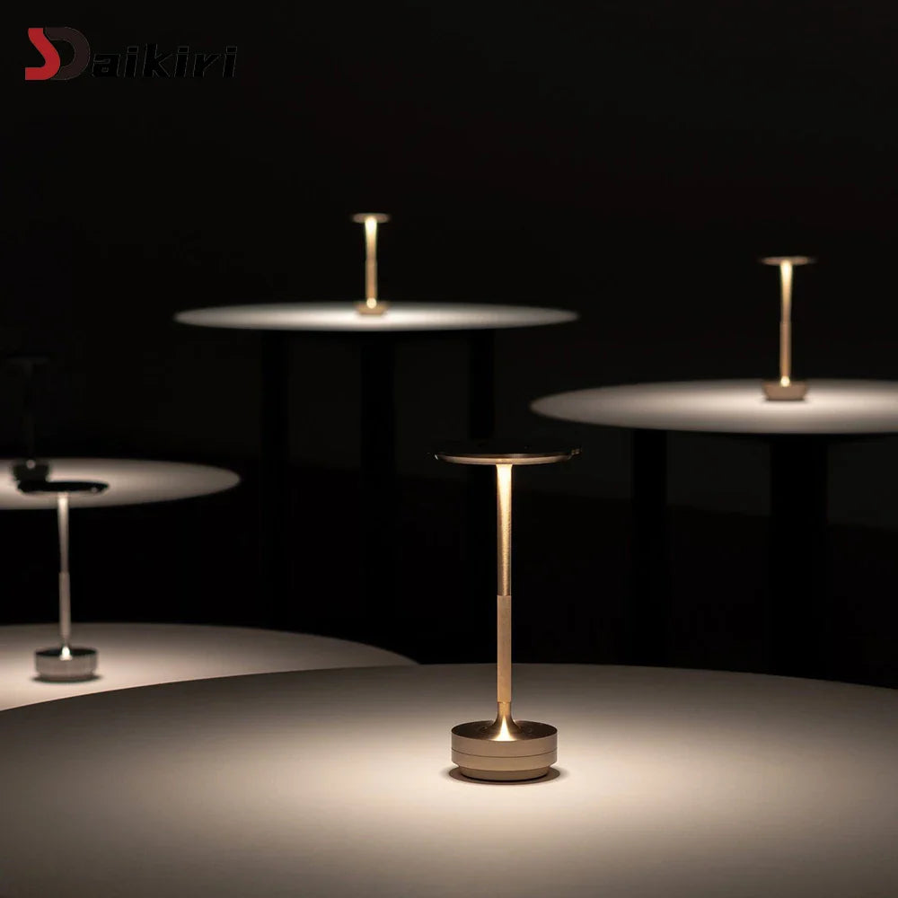 Dimmable LED Table Lamp with Rechargeable Touch Control