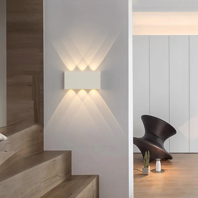 Rechargeable Wall Light with Minimalist Wood Finish