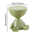 Modern Coffee Table with Cartoon Bear Design – Creative Side Table