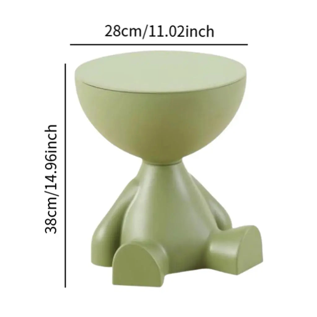 Modern Coffee Table with Cartoon Bear Design – Creative Side Table