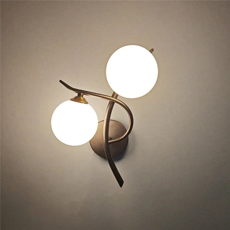 Nordic Design Dual Globe LED Wall Light