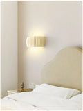 Textured Modern Wall Sconce in French Resin