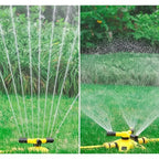 360° Watering System with Triple Arm Lawn Sprinkler