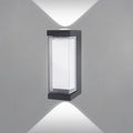 Outdoor Waterproof Wall Sconce with LED Light - Up & Down Design