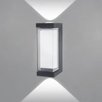 Outdoor Waterproof Wall Sconce with LED Light - Up & Down Design