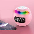 LED Digital Alarm Clock with Bluetooth Speaker for Bedside Use