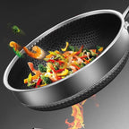 Energy-Saving Frying Pan in Stainless Steel
