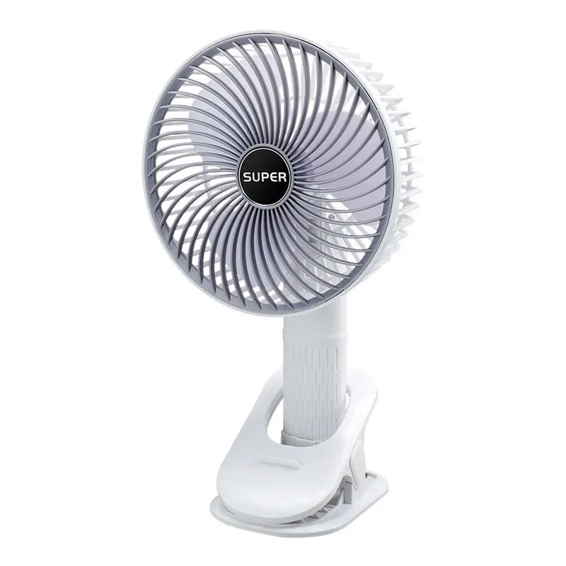 Handheld Portable Fan with Removable Base and Wall Attachment
