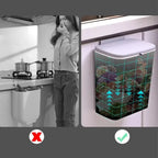 SmartSpace Hanging Waste Bin with Lid - Convenient One-Handed Disposal