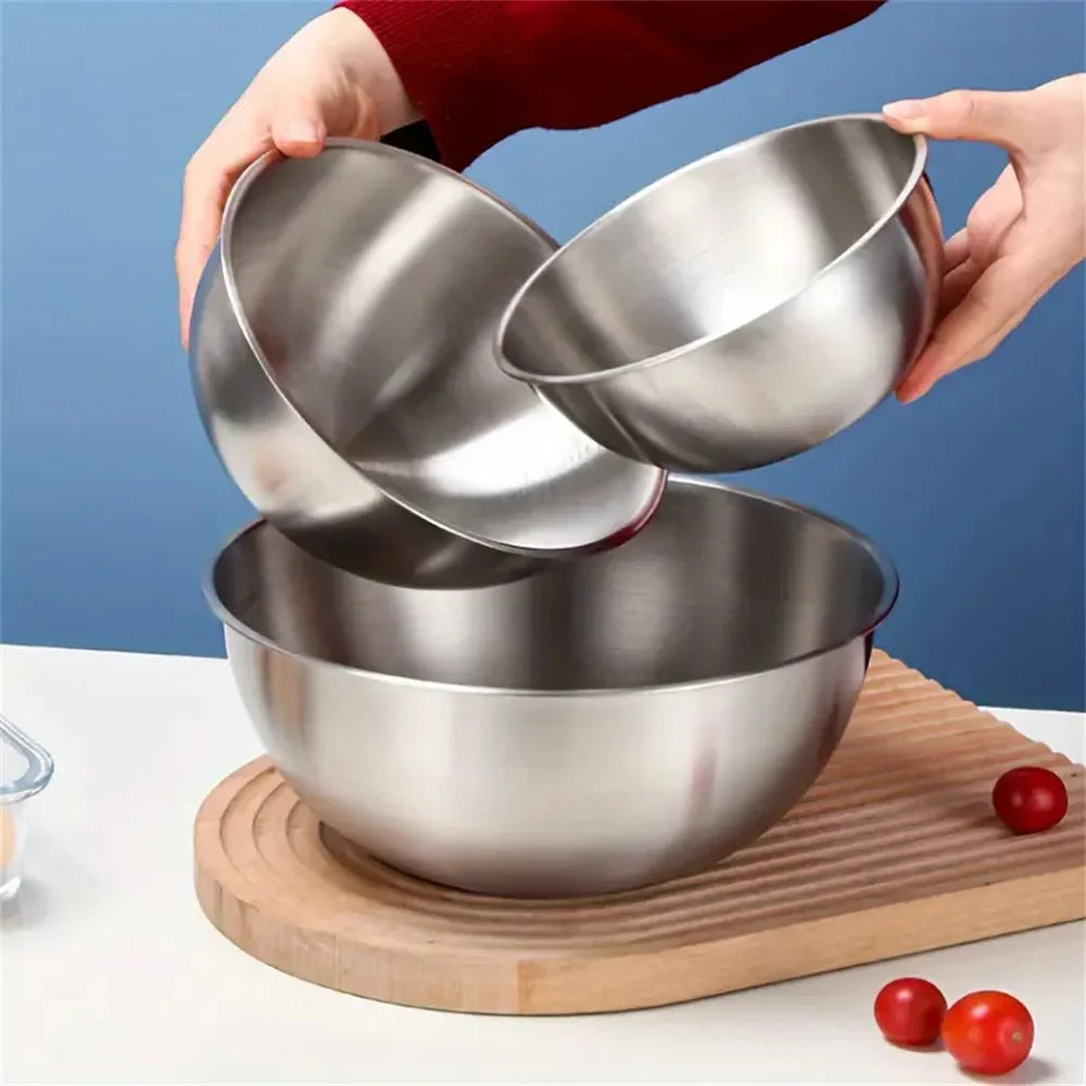 ElegantNest 5-Piece Stainless Steel Mixing Bowl Set