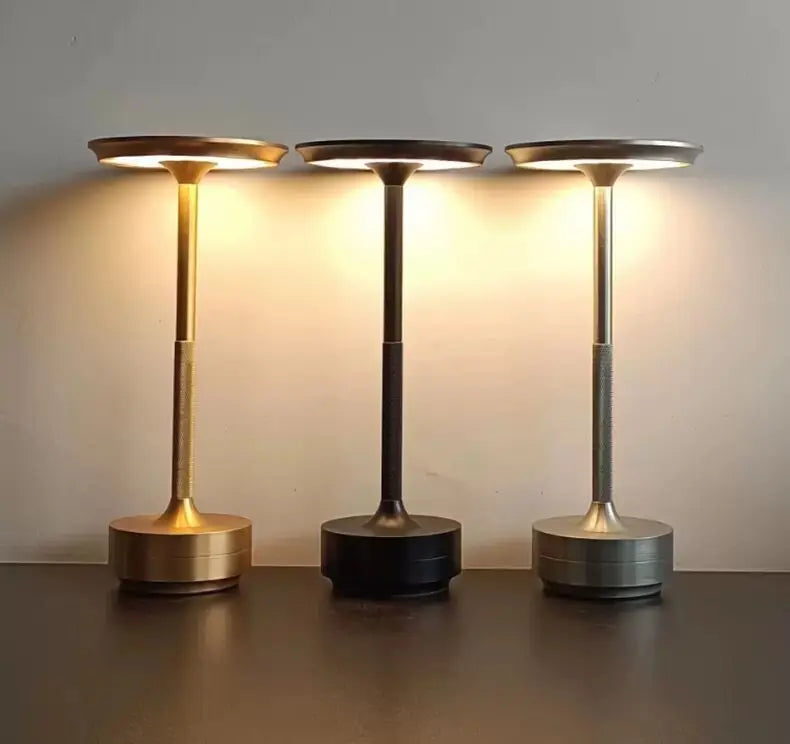 Dimmable LED Table Lamp with Rechargeable Touch Control