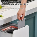 SmartSpace Hanging Waste Bin with Lid - Convenient One-Handed Disposal