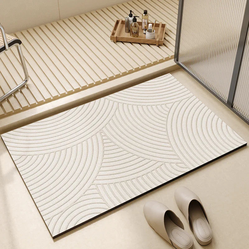 Quick-Drying Non-Slip Bathroom Floor Mat | Highly Absorbent Bath Rug