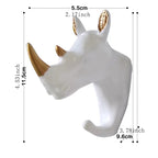 Whimsical Wildlife Wall Hooks for Stylish Organization