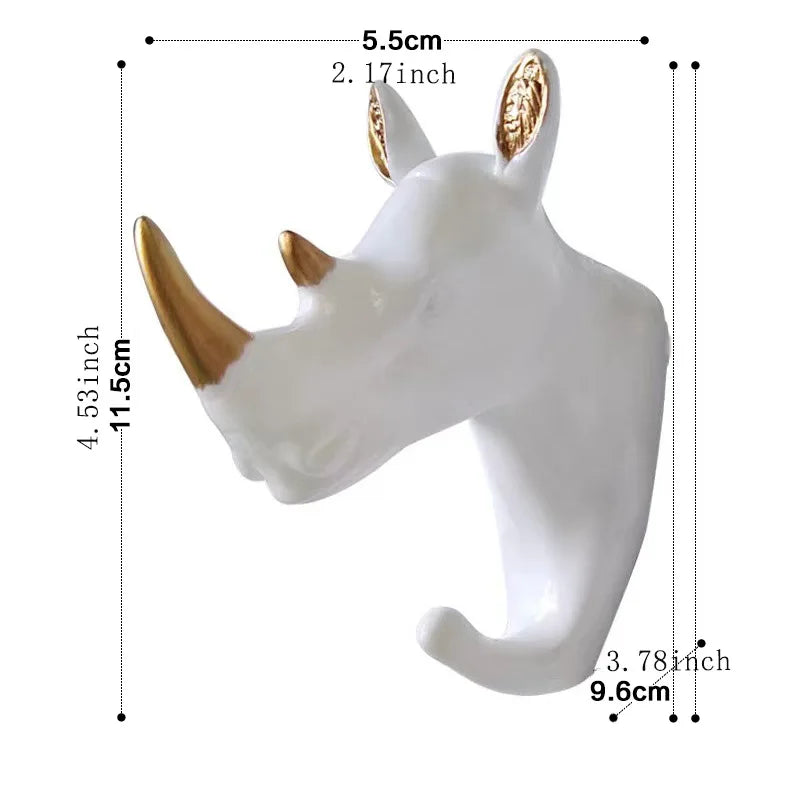 Whimsical Wildlife Wall Hooks for Stylish Organization