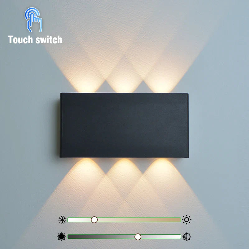 Rechargeable Wall Light with Minimalist Wood Finish