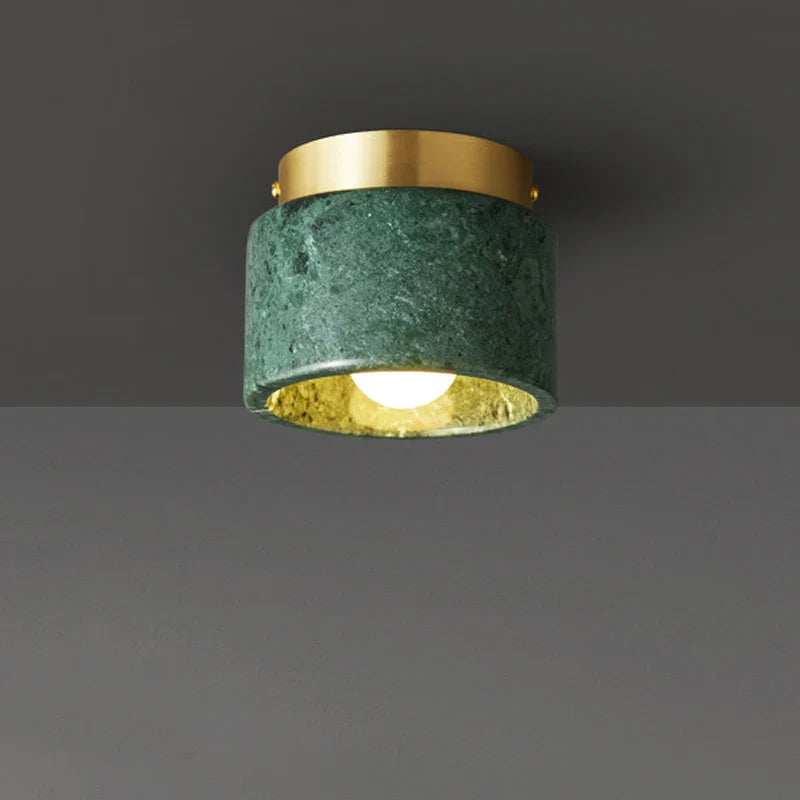 Modern Downlight Ceiling Fixture with Nordic Marble Stone Design