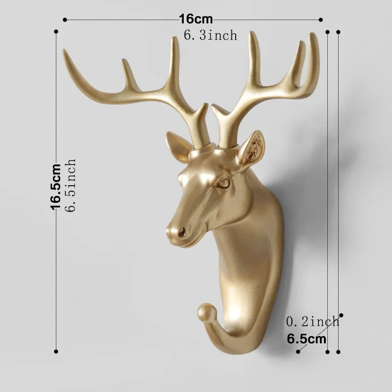 Whimsical Wildlife Wall Hooks for Stylish Organization