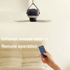 Ceiling Fan with Remote Control and Integrated LED Light Fixture