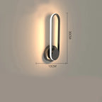 Aluminium Wall Sconce with LED Light – 330° Rotatable Design