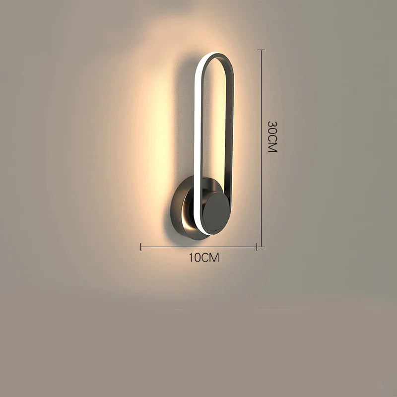 Aluminium Wall Sconce with LED Light – 330° Rotatable Design