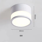 Surface Mounted LED Downlight for Ceilings - 9W or 15W Options