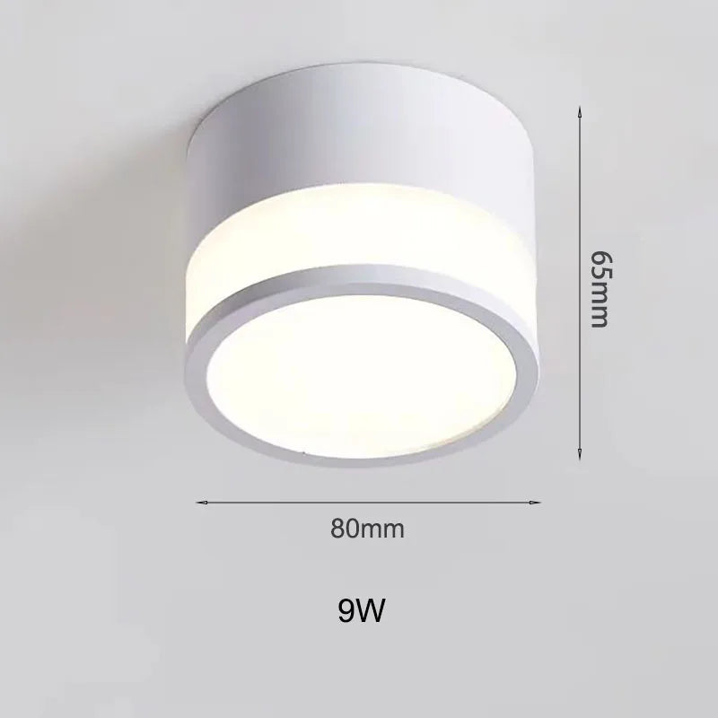 Surface Mounted LED Downlight for Ceilings - 9W or 15W Options