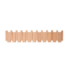 Sleek Wall-Mounted Wooden Coat Organizer