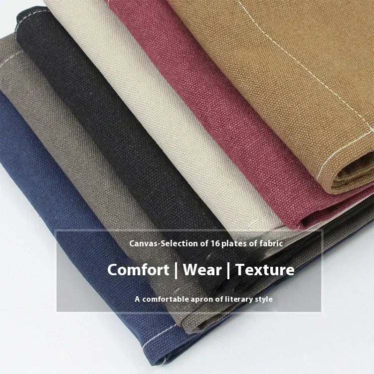 Unisex Canvas Apron for Chefs and Kitchen Work