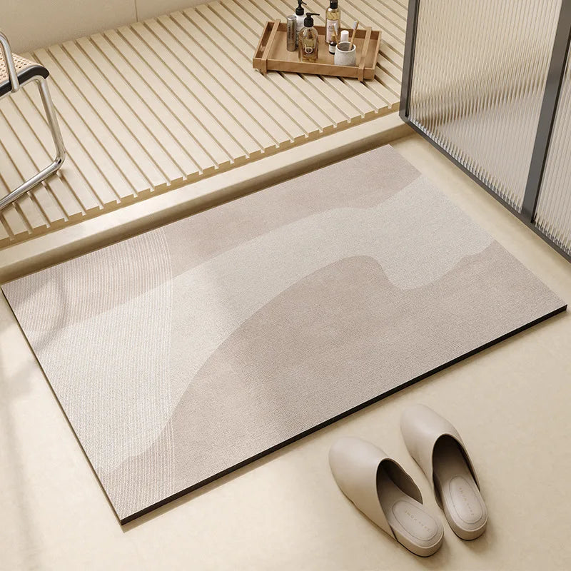 Quick-Drying Non-Slip Bathroom Floor Mat | Highly Absorbent Bath Rug