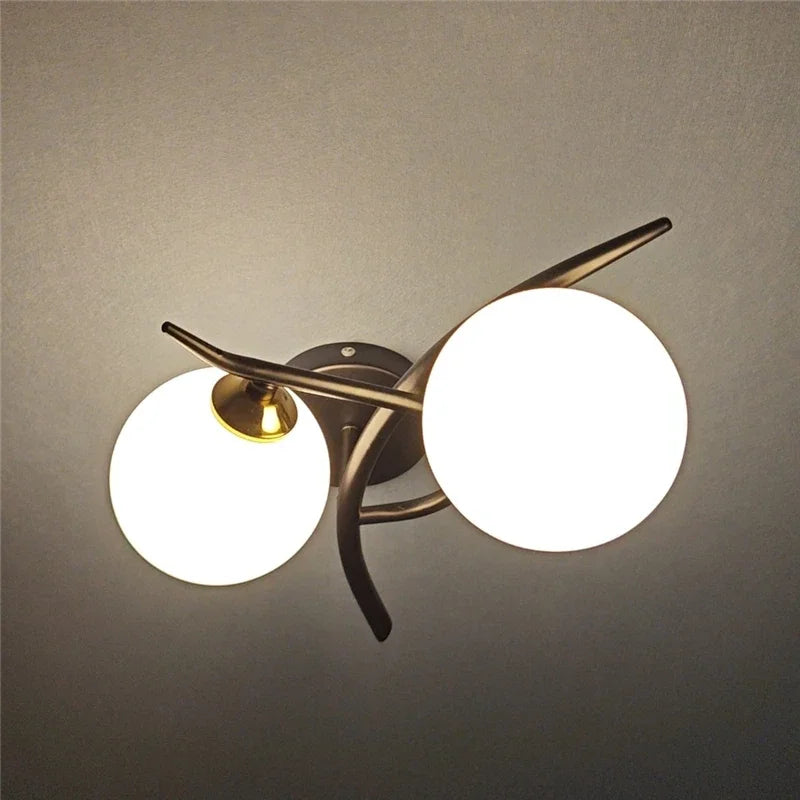 Nordic Design Dual Globe LED Wall Light