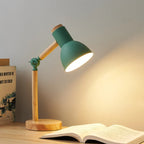 Adjustable Modern Table Light – Nordic Style Wooden Desk Lamp
