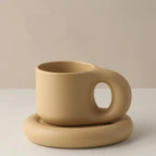 Elegant Scandinavian Coffee and Saucer Set