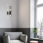 Smoked Tube Design Wall Light – Nordic Glass Fixture