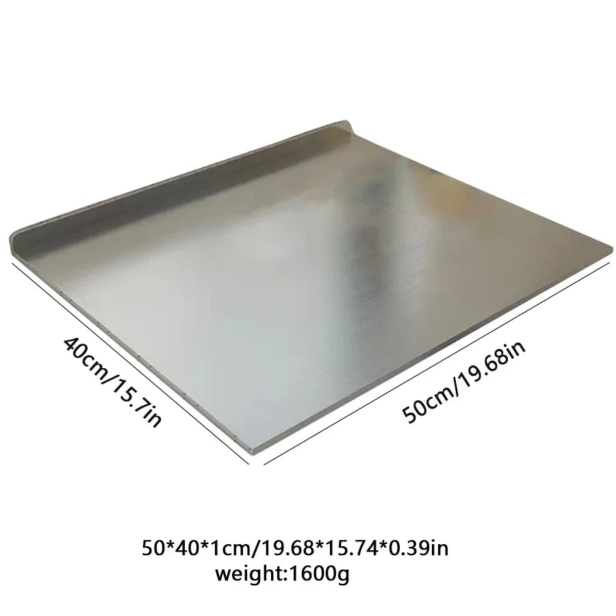 Double-Sided Cutting and Kneading Board – Durable Stainless Steel Kitchen Tool