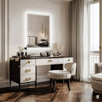 Frameless LED Bathroom Mirror with Dimming and Anti-Fog Features