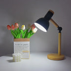 Adjustable Modern Table Light – Nordic Style Wooden Desk Lamp