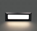 Rectangular Wall-Mounted Outdoor LED Step Lighting Fixture